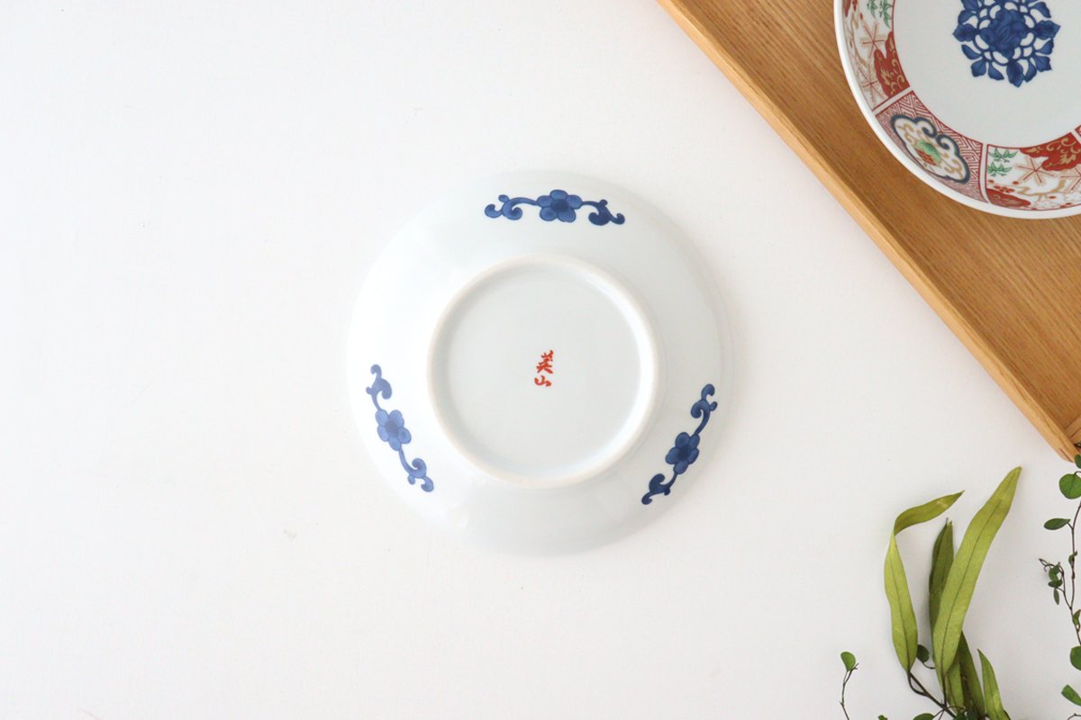 Round Plate Red and Gold 14.8cm/5.8in | Hasami Ware