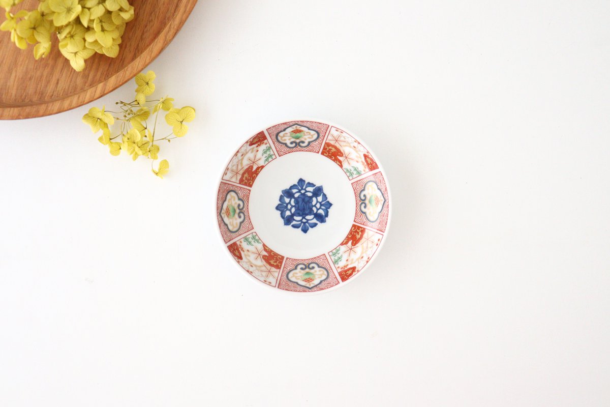 Small Plate Colored Paintings with Gold | Hasami Ware