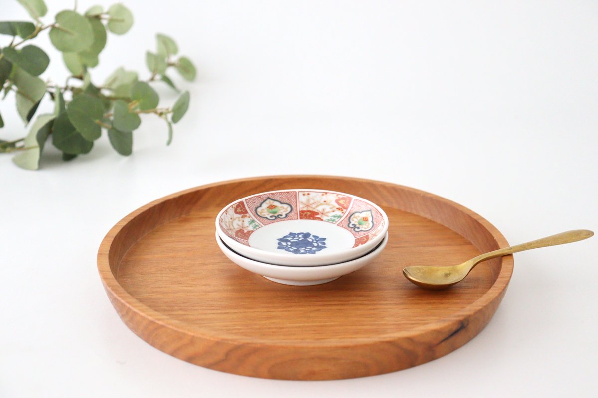 Small Plate Colored Paintings with Gold | Hasami Ware