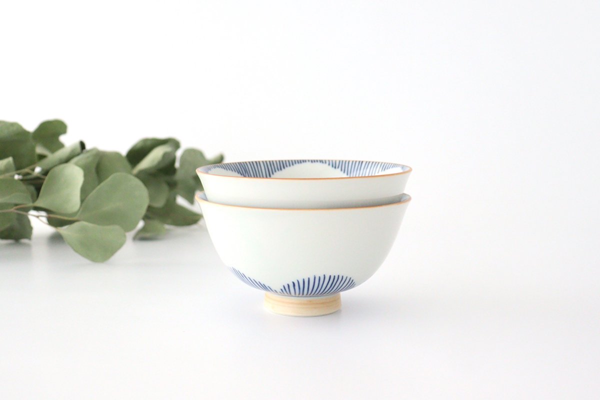 Rice Bowl Blue Flower Small | Arita Ware