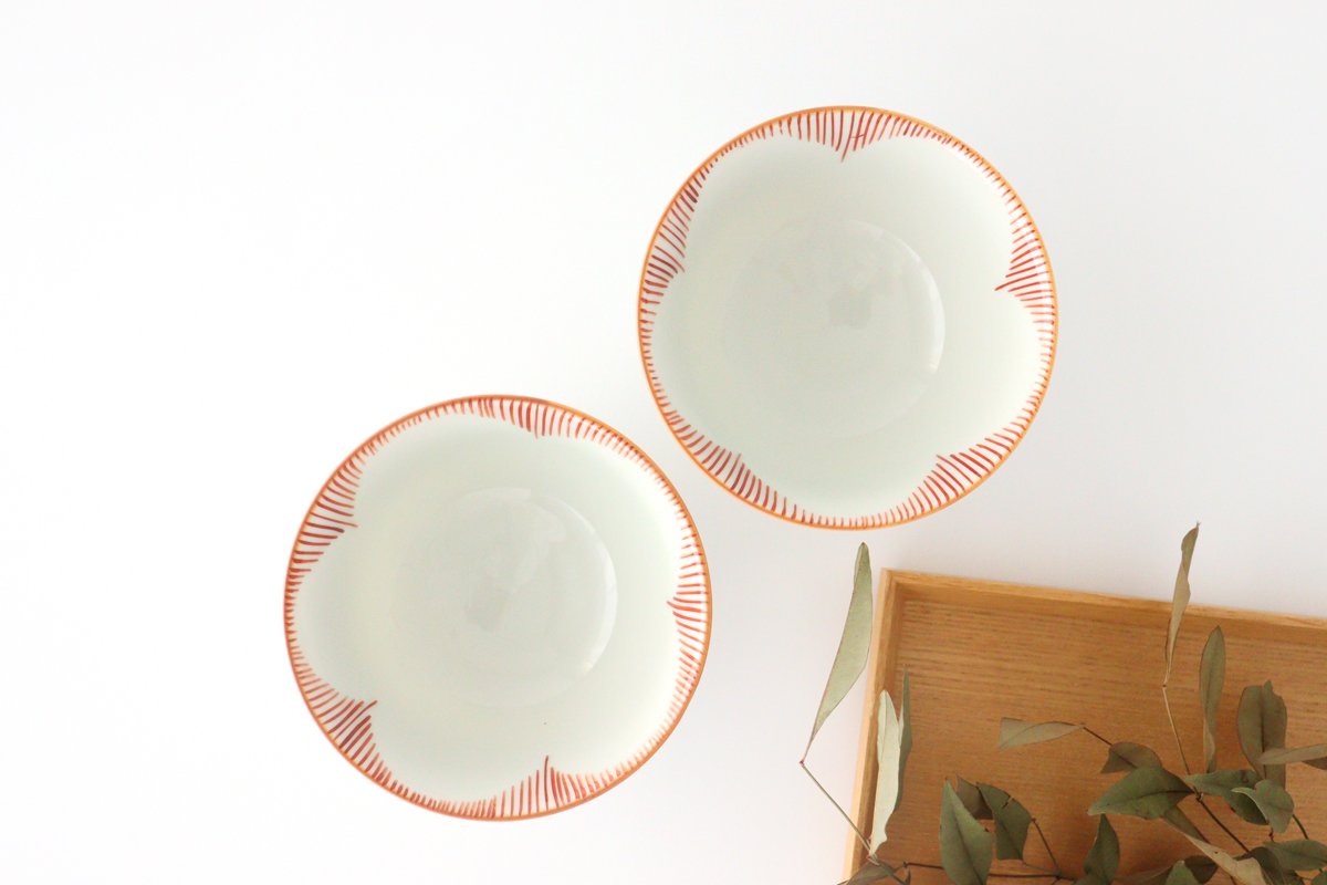 Rice Bowl Red Flower Small | Arita Ware