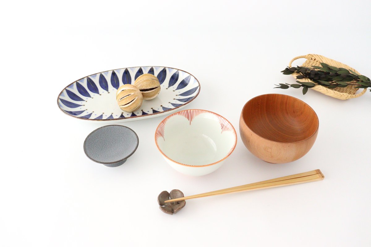 Rice Bowl Red Flower Small | Arita Ware