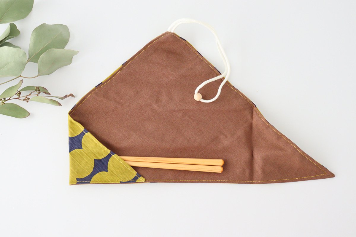 Tsunoda Seibei Shoten Chopsticks Chopstick Bag Set Mizutama 18.0cm /7.08in