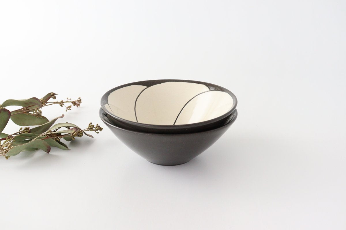 Bowl Small Pottery NEZIRI Plum Hasami Ware