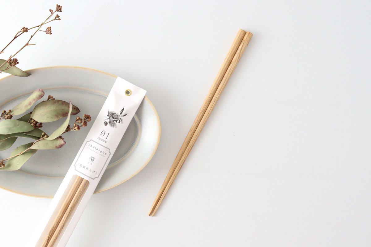 tetoca Fruit Tree Chopsticks Chestnut 23.0cm /9.05in