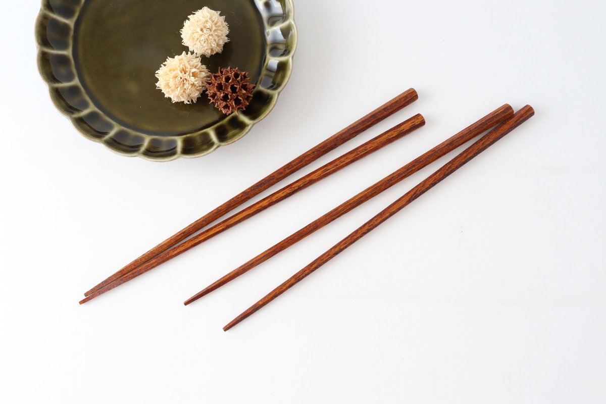 tetoca urushi Fruit Tree Chopsticks Chestnut 23.0cm/9.05inch