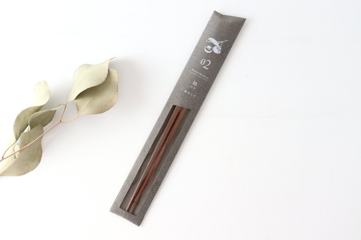tetoca urushi Fruit Tree Chopsticks Persimmon 23.0cm /9.05in