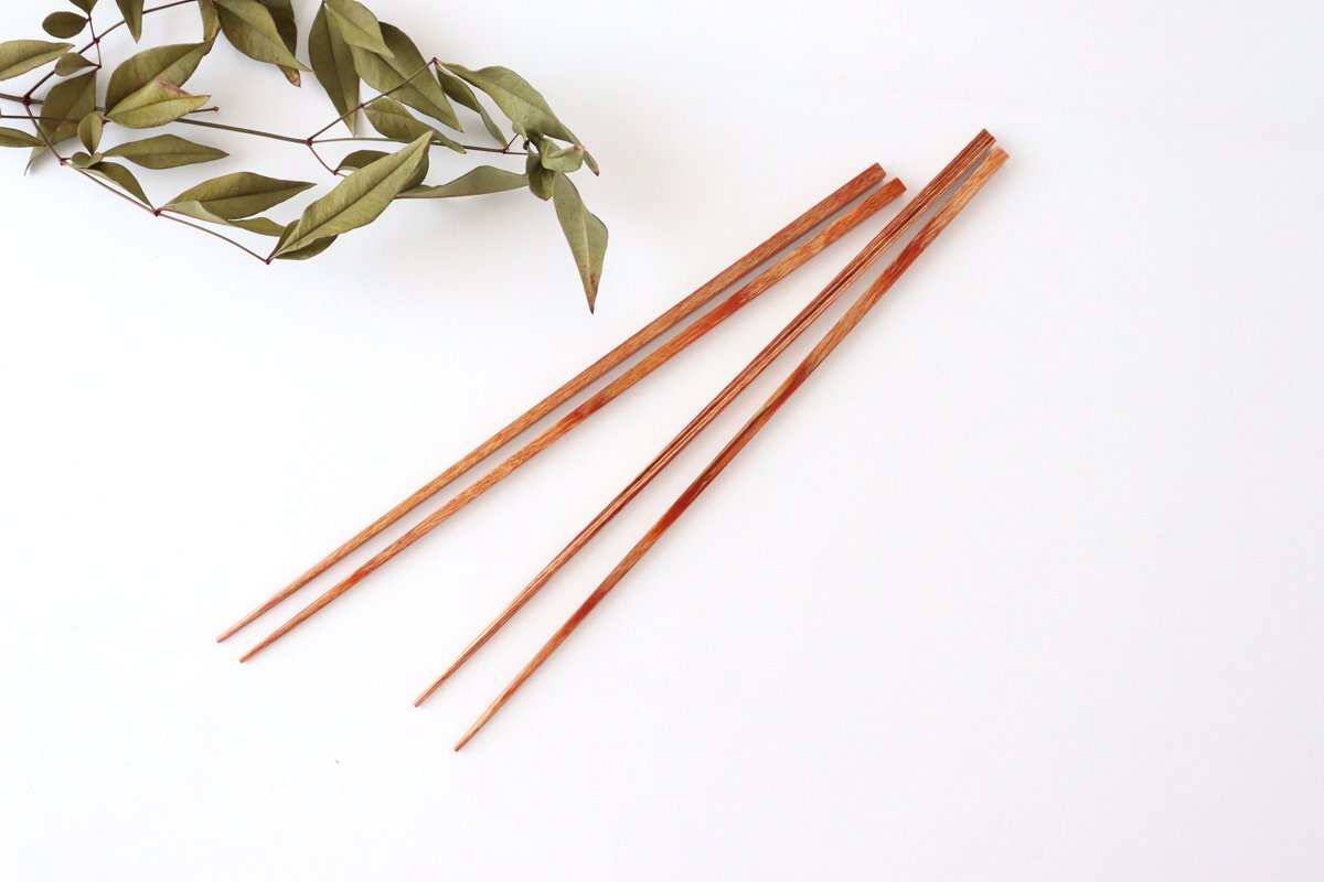 Extra Thin Chopsticks Brown 23.5cm /9.25in