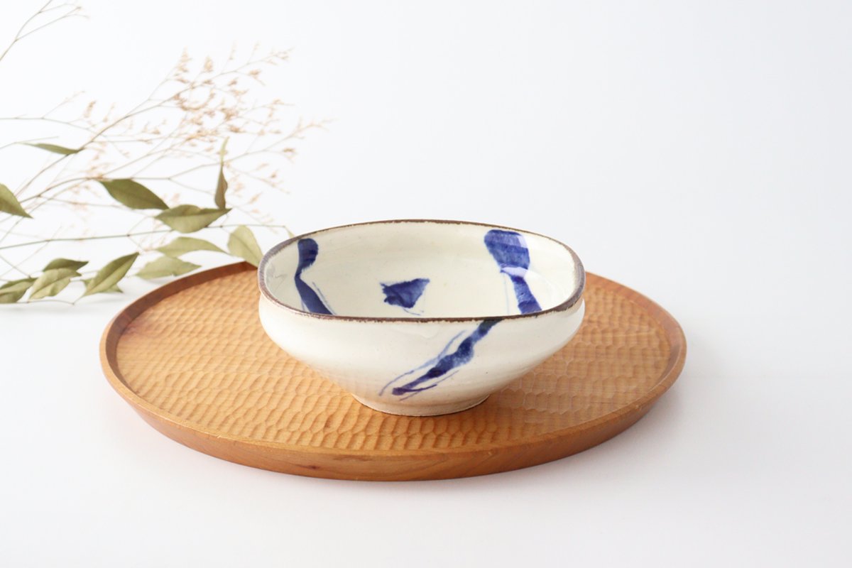 Minami Kiln Square Bowl Annanrakugki | Kobachi Mino Ware