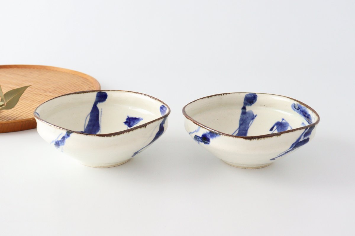Minami Kiln Square Bowl Annanrakugki | Kobachi Mino Ware