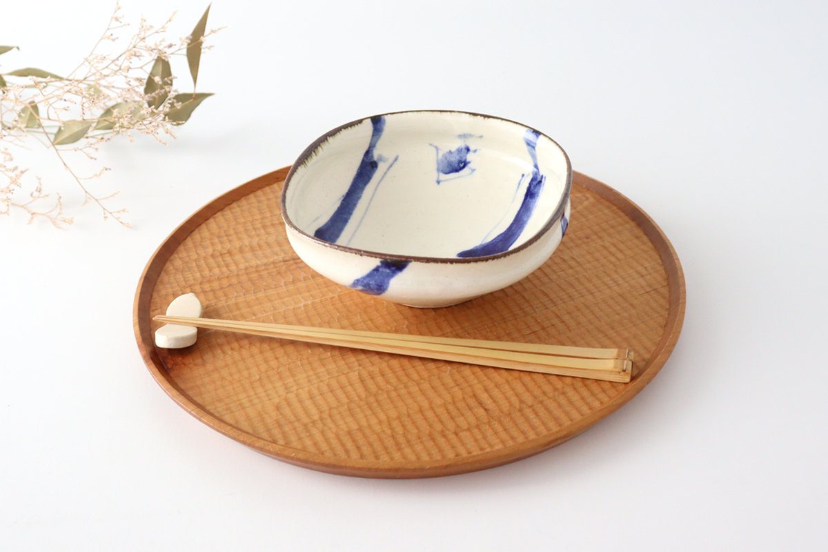 Minami Kiln Square Bowl Annanrakugki | Kobachi Mino Ware