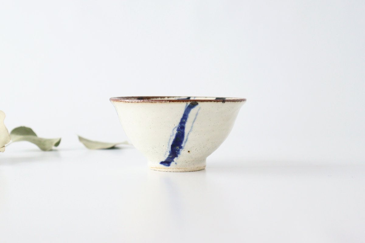 Minami Kiln Annanrakugaki Rice Bowl Gosu | Mino Ware