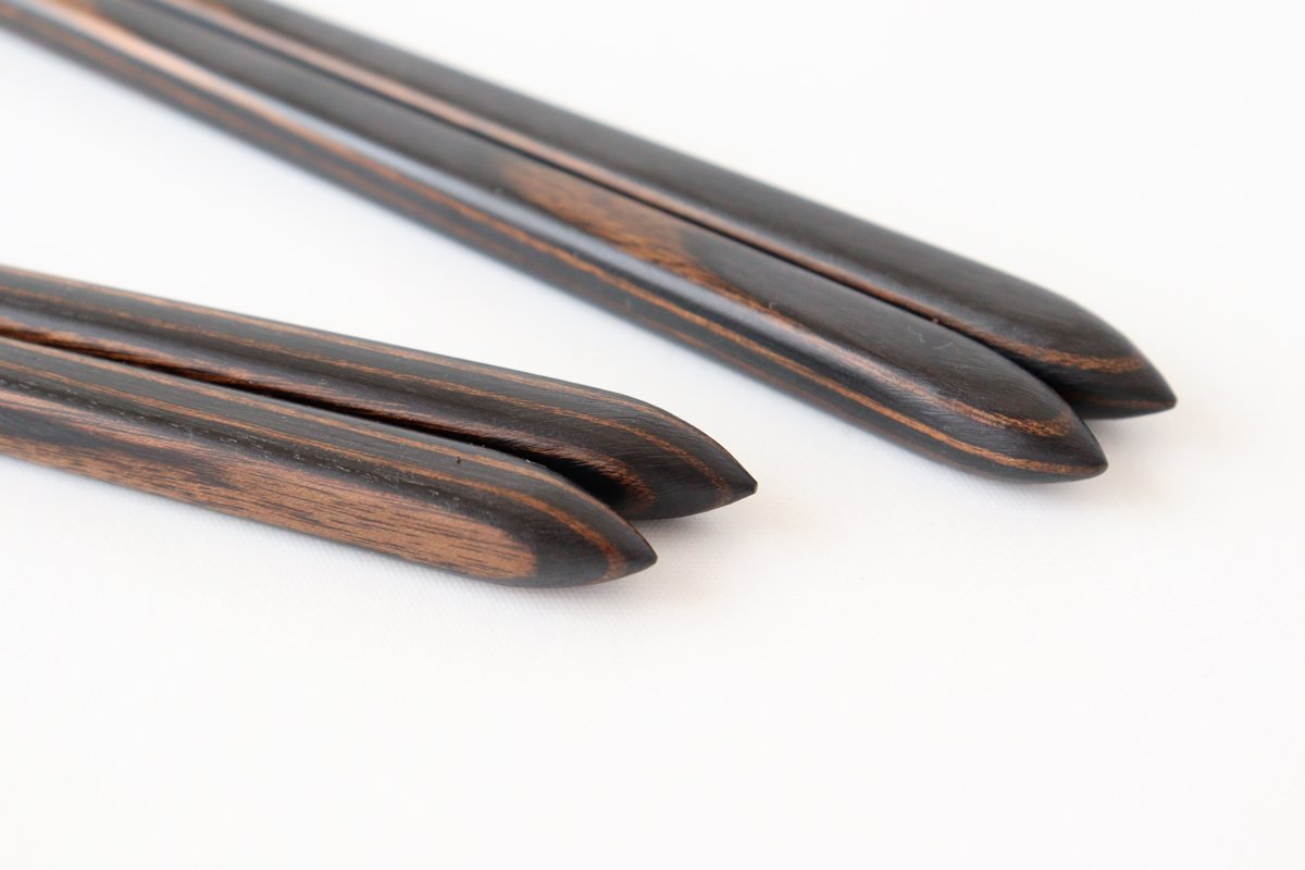 Ryusei Laminated Chopsticks Sumi Flavor 23.0cm /9.05in
