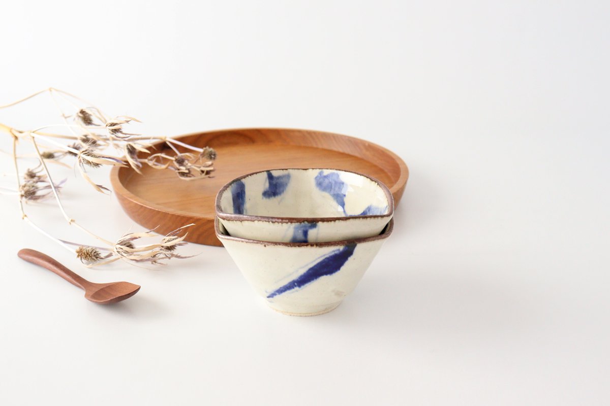 Minami Kiln Small Triangular Bowl Annanrakugki | Kobachi Mino Ware