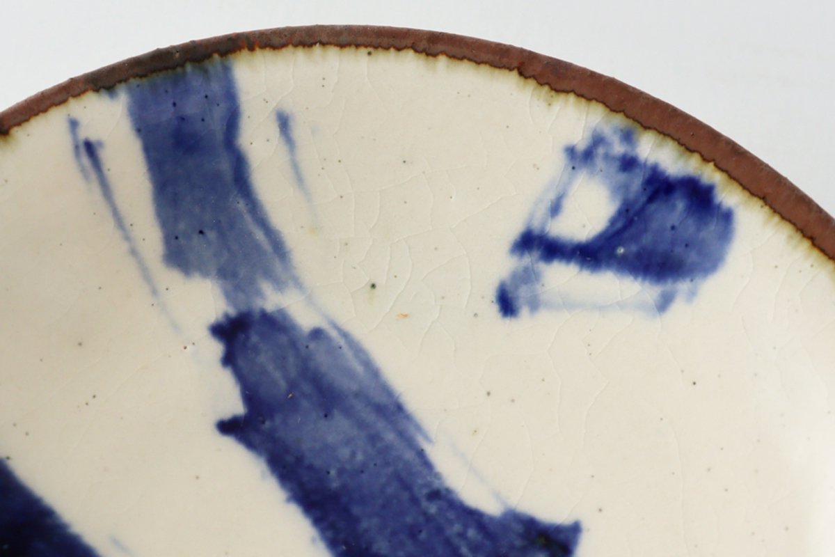 Minami Kiln Annanrakugaki Small Round Plate 12cm/4.7in | Mino Ware