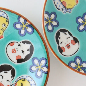 Seikou Kiln Small Plate Hyottoko Okame | Kutani Ware-Detail11