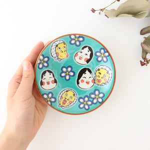 Seikou Kiln Small Plate Hyottoko Okame | Kutani Ware-Detail5