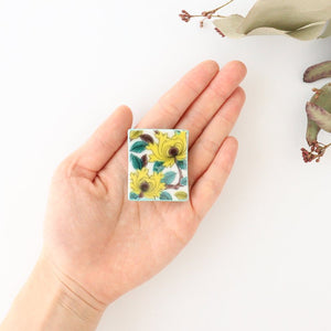 Seikou Kiln Colored Chopstick Rest Peony | Hashioki Kutani Ware-Detail3