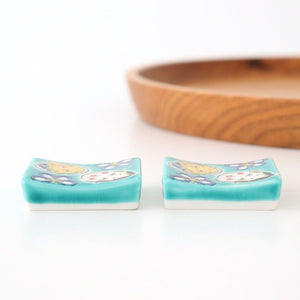 Seikou Kiln Colored Chopstick Rest Hyottoko Okame | Hashioki Kutani Ware-Detail2
