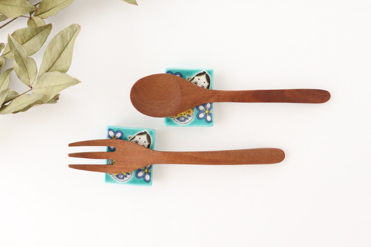 Seikou Kiln Colored Chopstick Rest Hyottoko Okame | Hashioki Kutani Ware