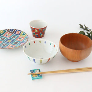 Seikou Kiln Colored Chopstick Rest Hyottoko Okame | Hashioki Kutani Ware-Detail9