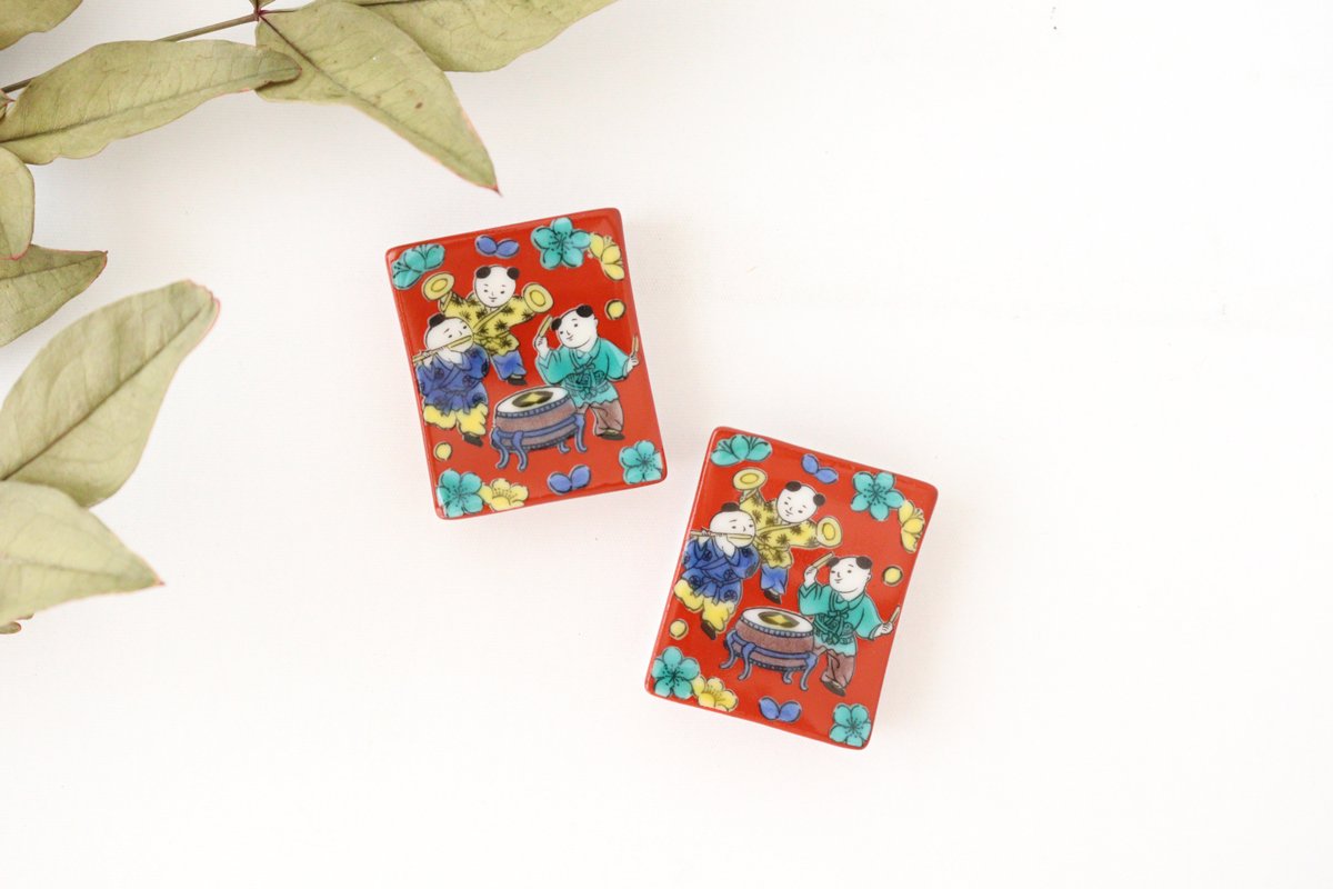 Seikou Kiln Colored Chopstick Rest Karako | Hashioki Kutani Ware