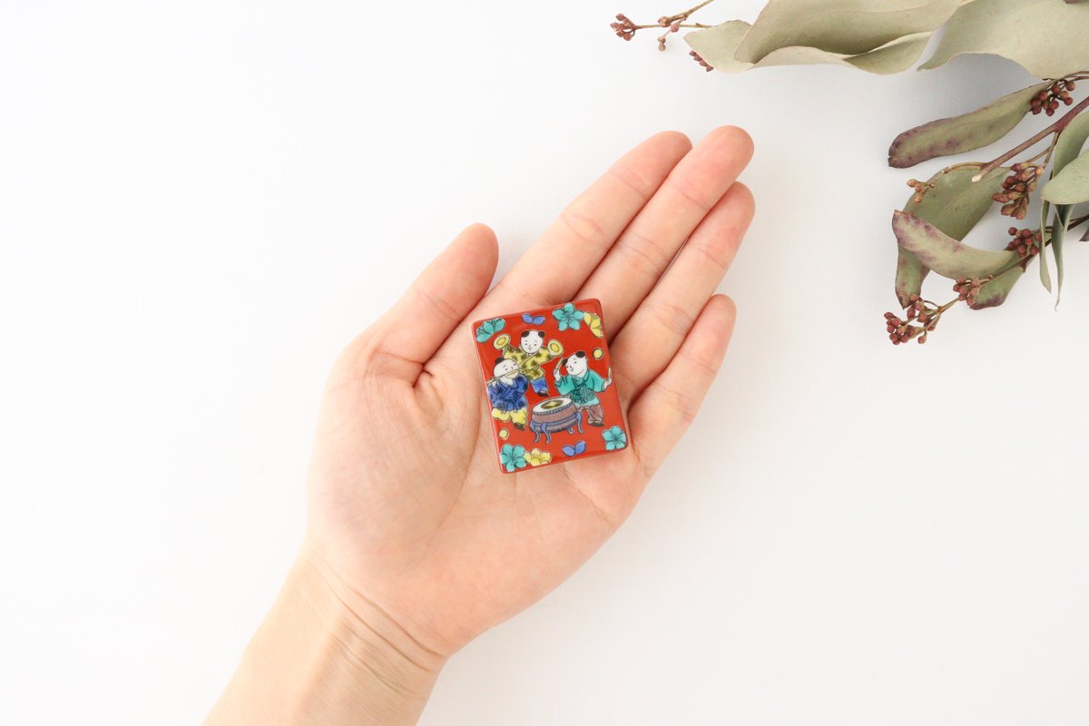 Seikou Kiln Colored Chopstick Rest Karako | Hashioki Kutani Ware-Detail5