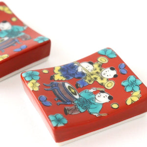 Seikou Kiln Colored Chopstick Rest Karako | Hashioki Kutani Ware-Detail7