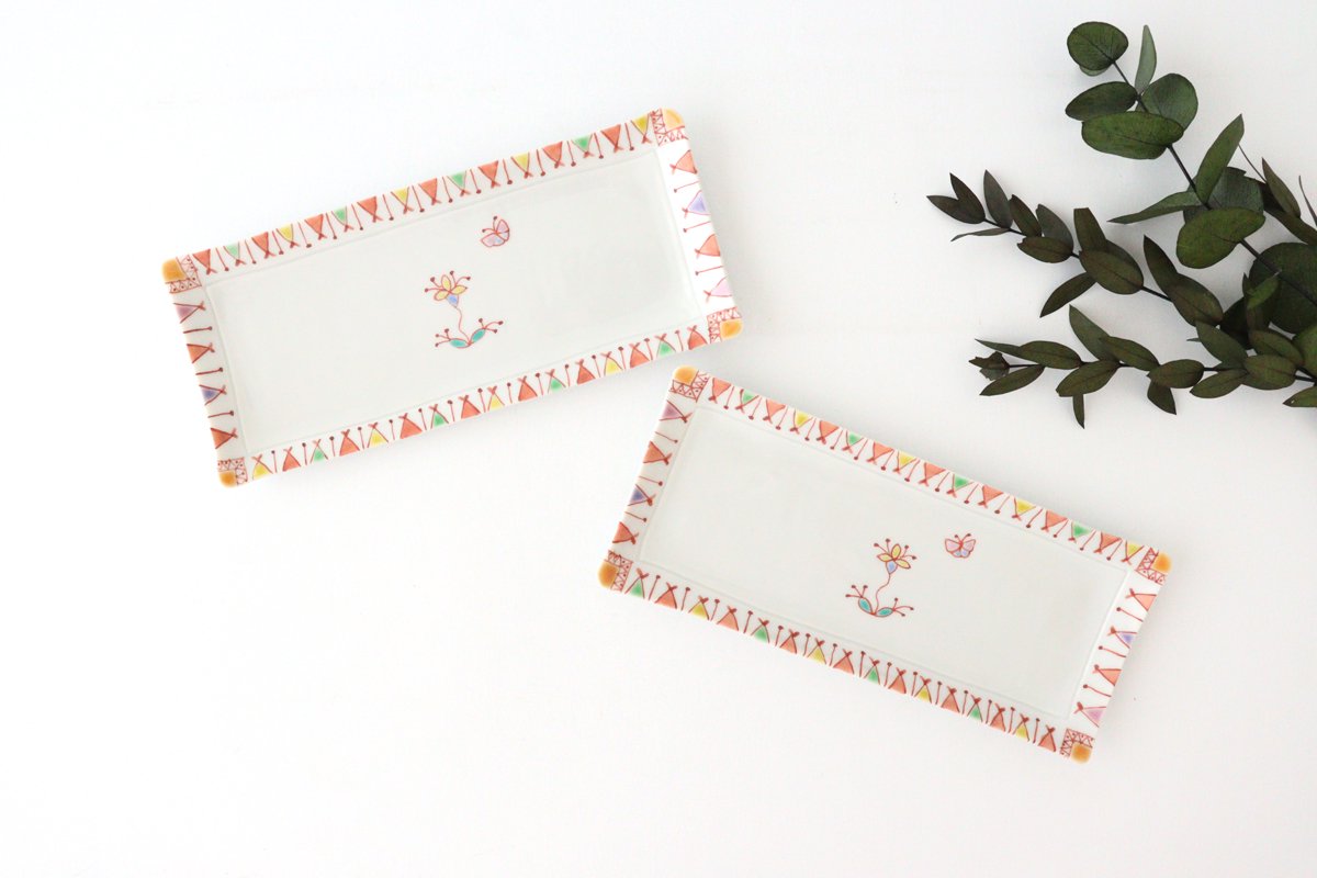 Ginshu Kiln Tatara Rectangle Plate Yellow Flower |Sushi Plate Kutani Ware-Detail12