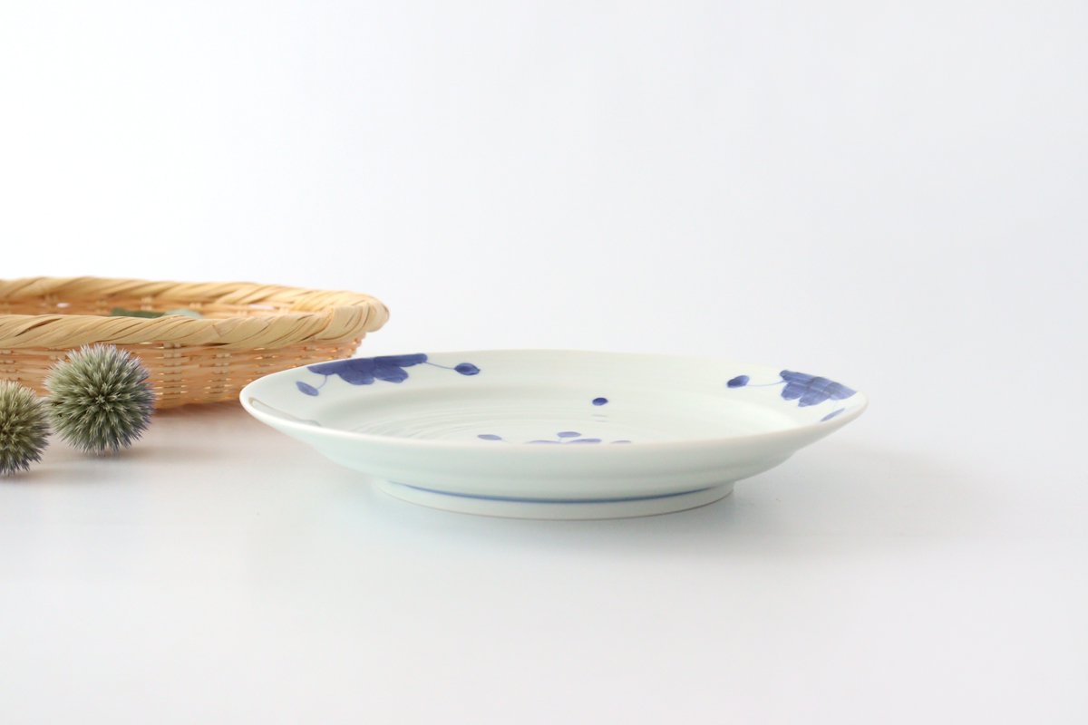 Round Plate Peonies 18cm/7.1in | Arita Ware