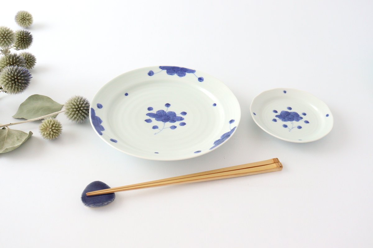 Round Plate Peonies 18cm/7.1in | Arita Ware