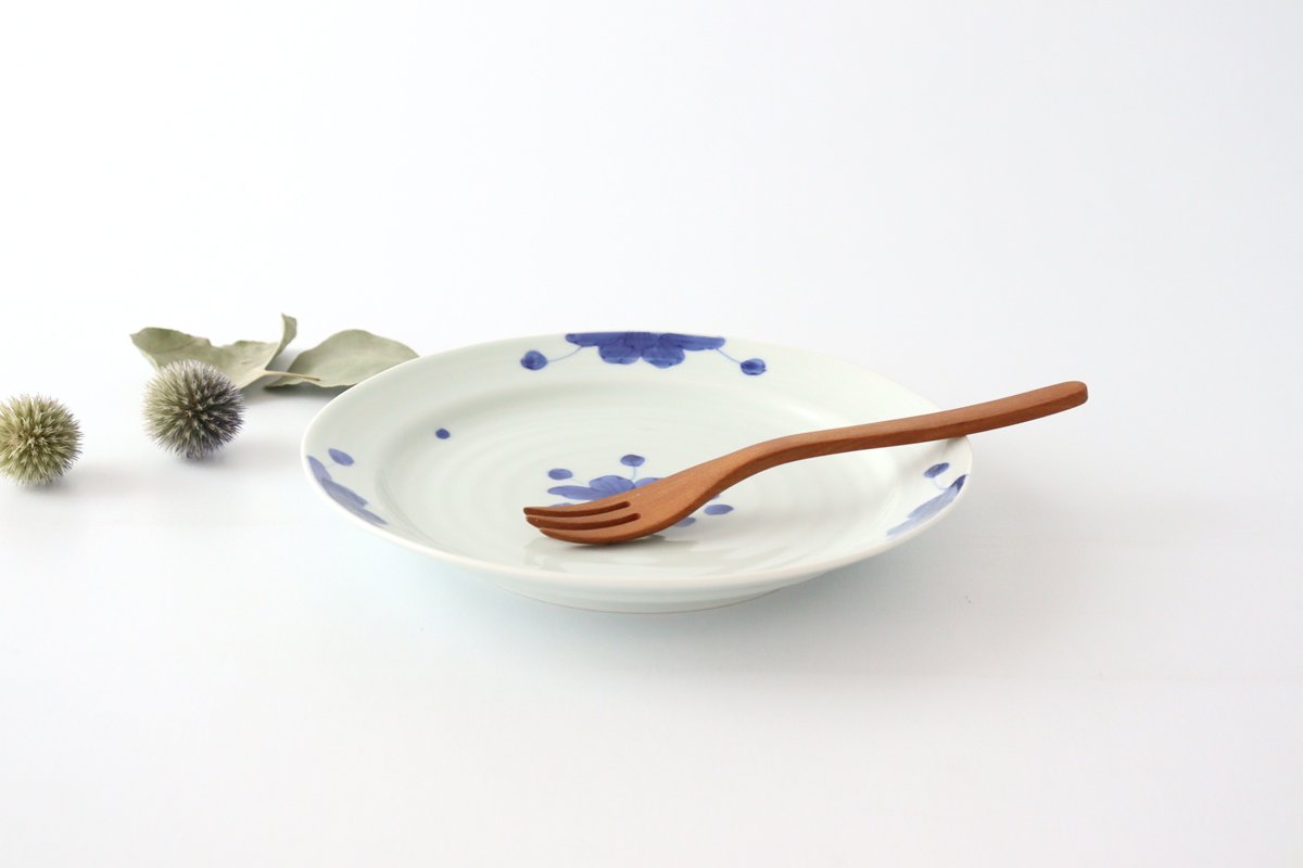 Round Plate Peonies 18cm/7.1in | Arita Ware