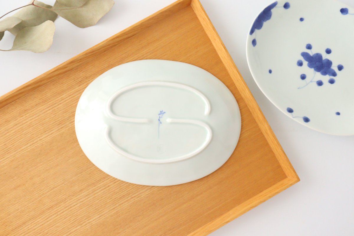 Oval Plate Peonies Medium | Arita Ware