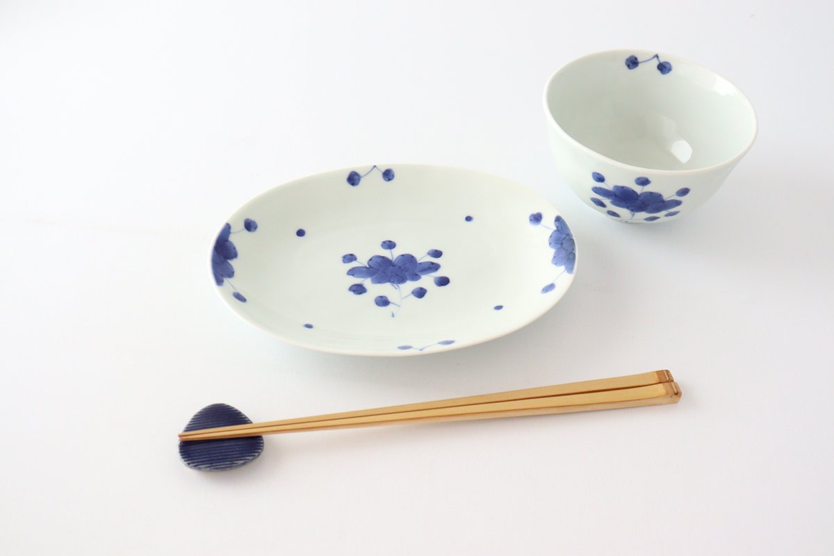 Oval Plate Peonies Medium | Arita Ware