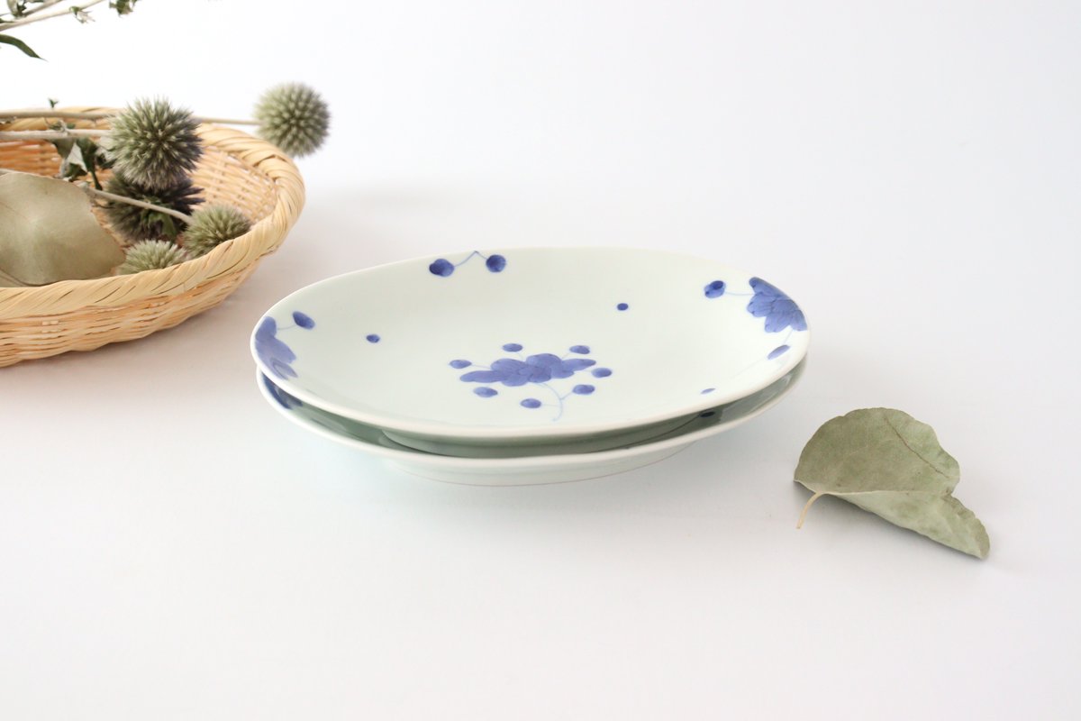 Oval Plate Peonies Medium | Arita Ware
