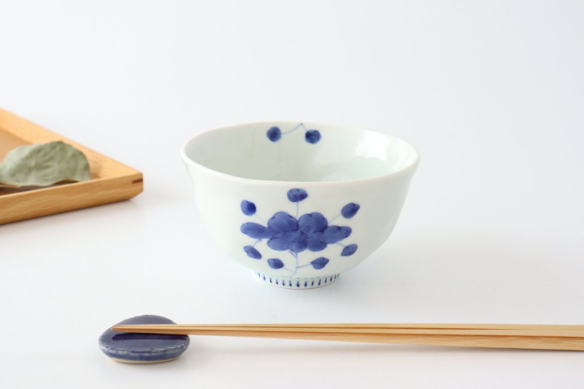 Large Rice Bow Peonies | Arita Ware