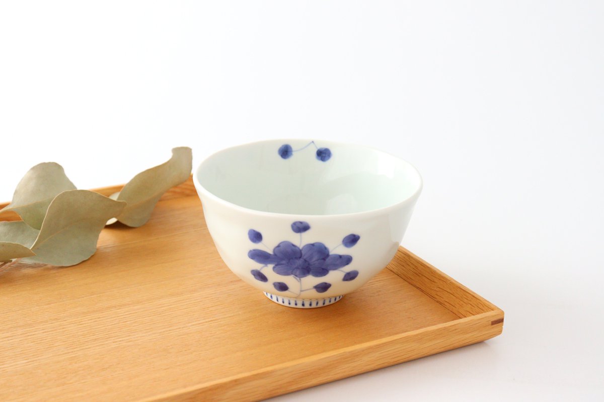 Large Rice Bow Peonies | Arita Ware