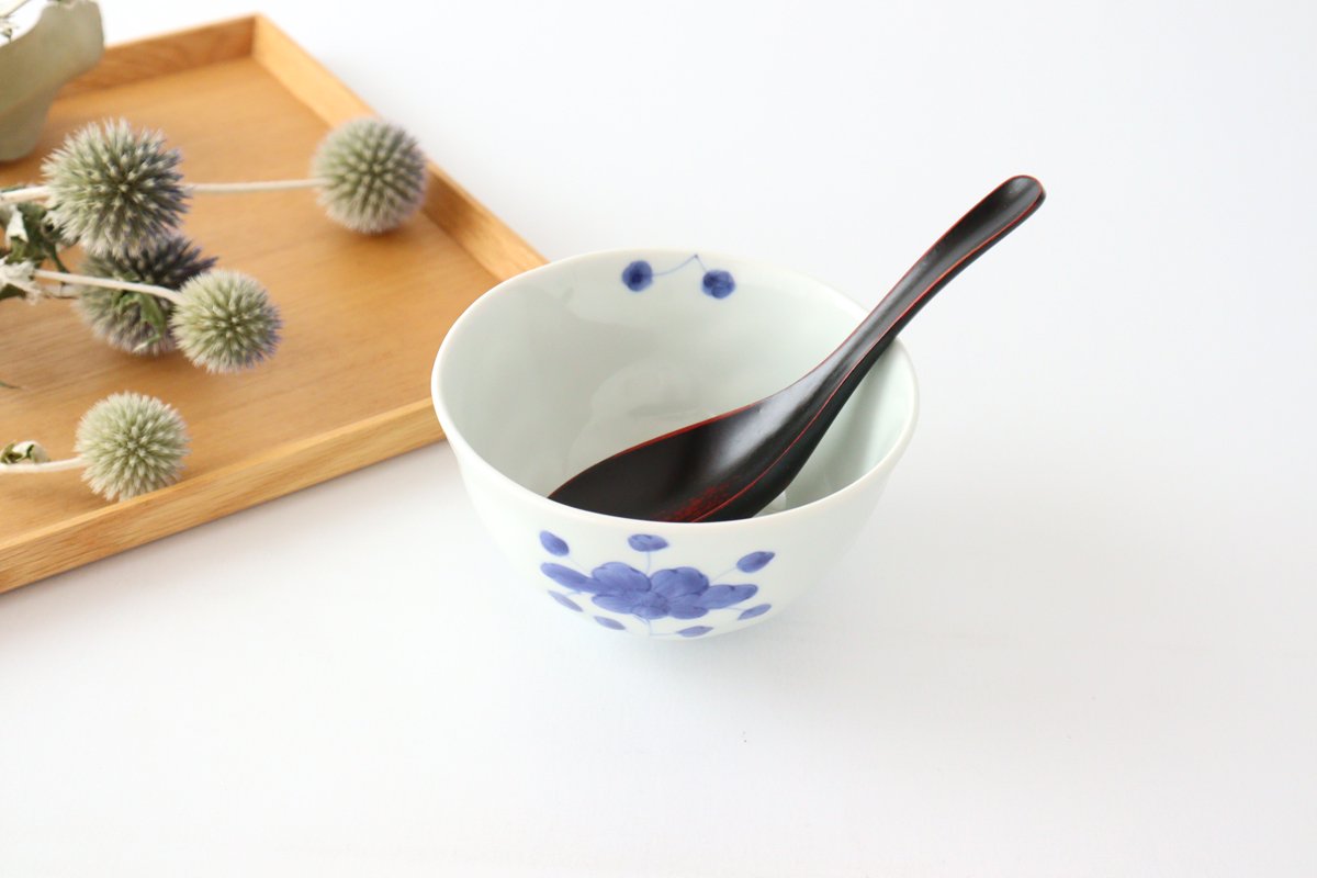 Large Rice Bow Peonies | Arita Ware
