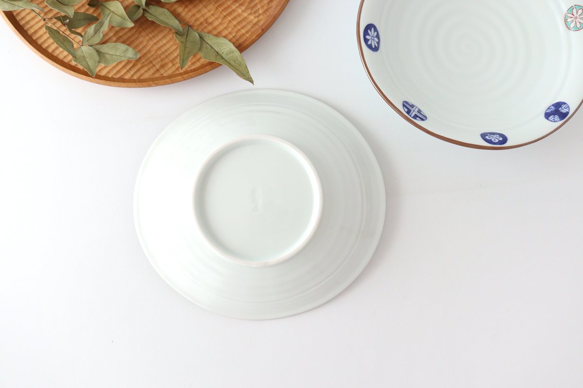 Oval Deep Plate Round Pattern 19.5cm/7.7in | Arita Ware
