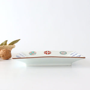 Squre Plate Round Pattern 16.5㎝/6.49in | Sushi Plate Arita Ware-Detail4