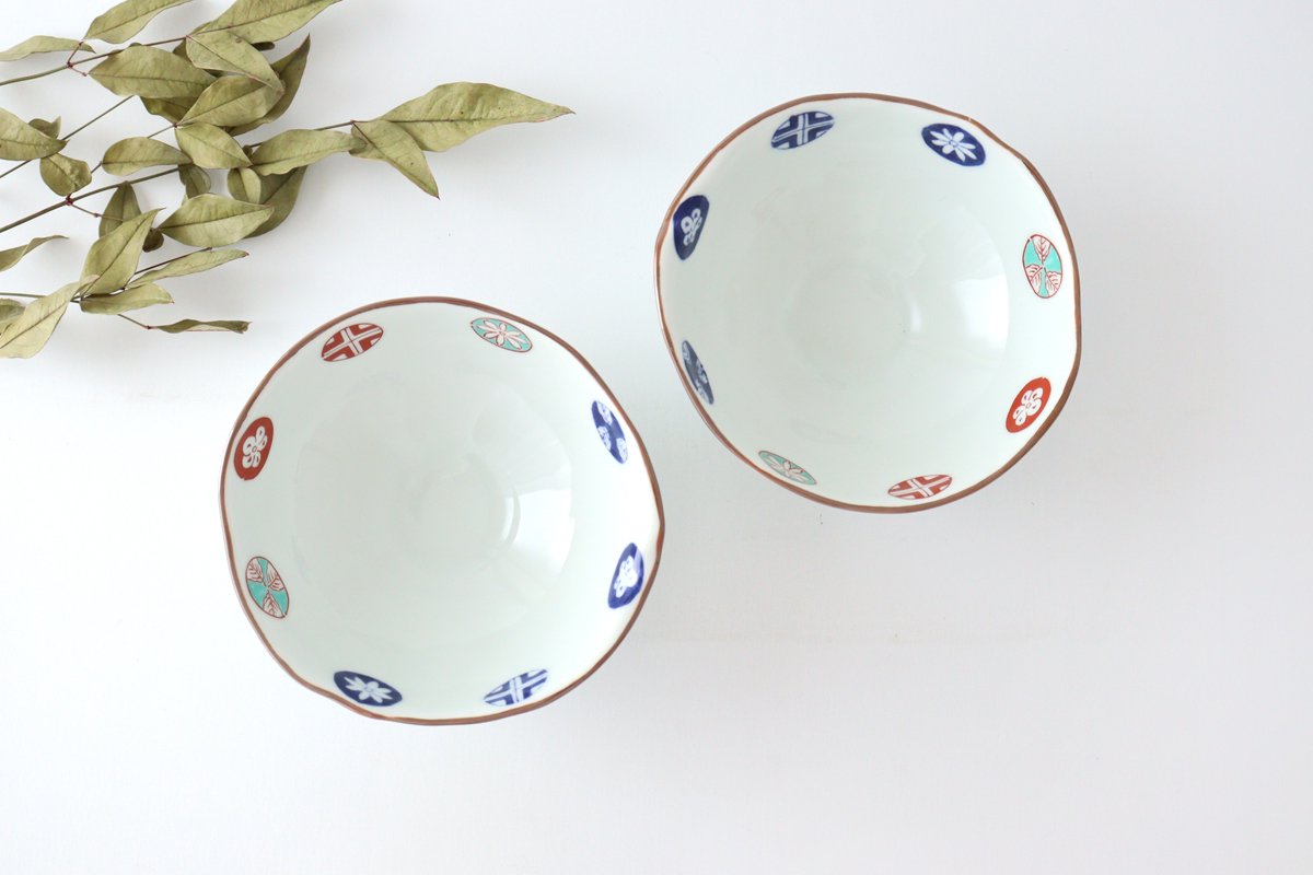 Oval Bowl Round Pattern | Serving Bowl Arita Ware