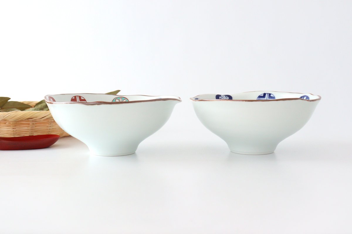 Oval Bowl Round Pattern | Serving Bowl Arita Ware
