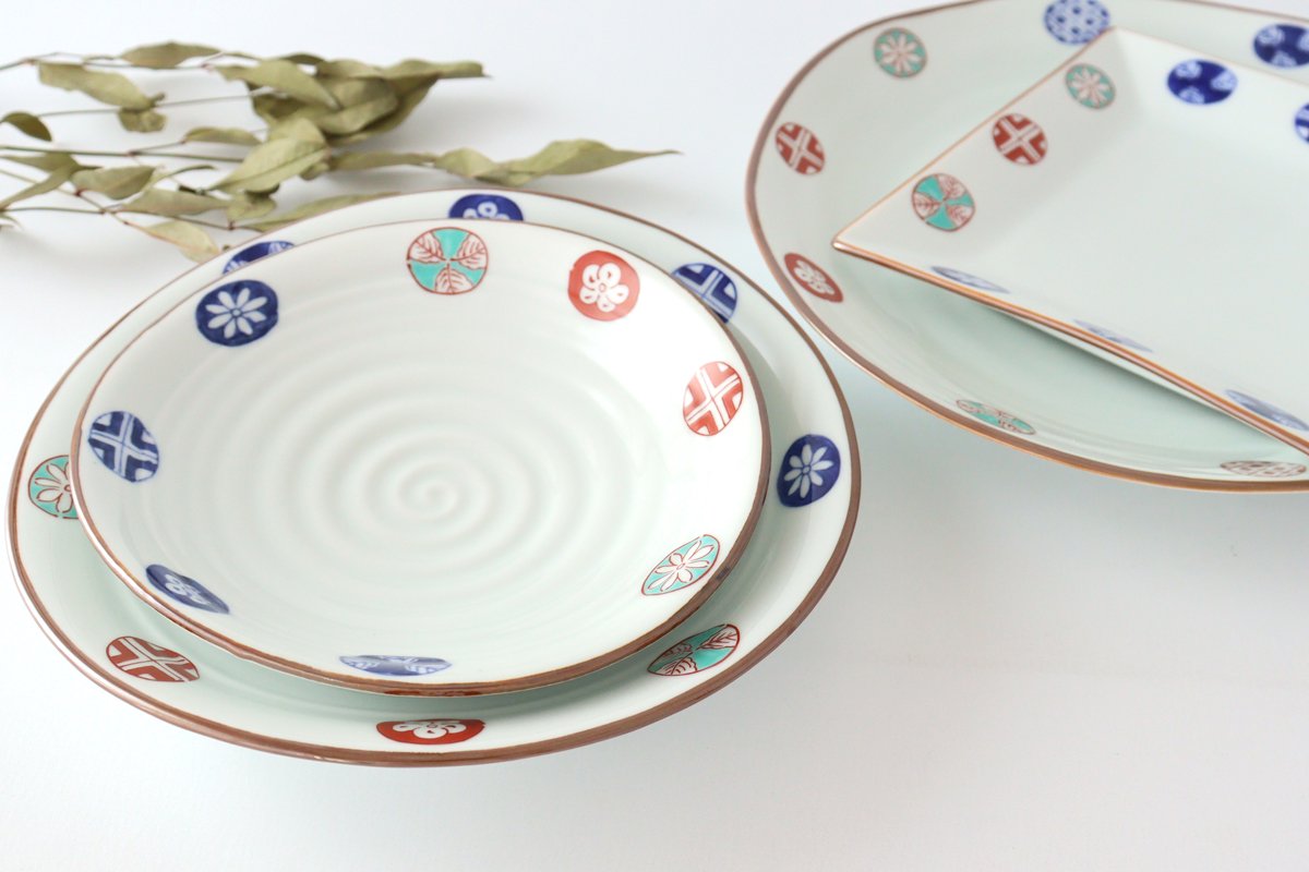 Oval Bowl Round Pattern | Serving Bowl Arita Ware