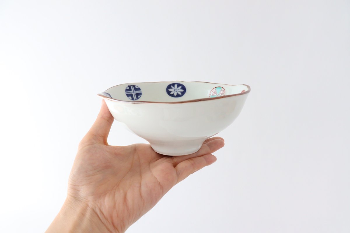 Oval Bowl Round Pattern | Serving Bowl Arita Ware