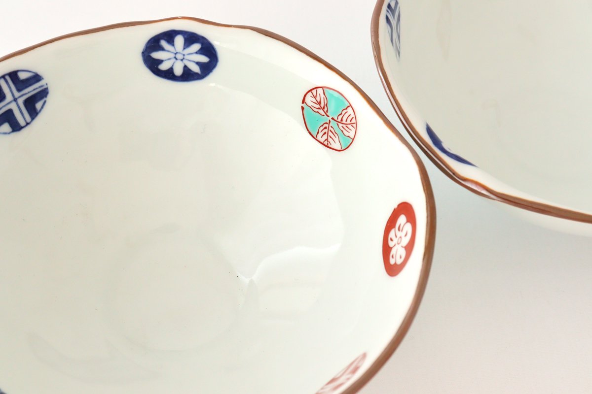 Oval Bowl Round Pattern | Serving Bowl Arita Ware