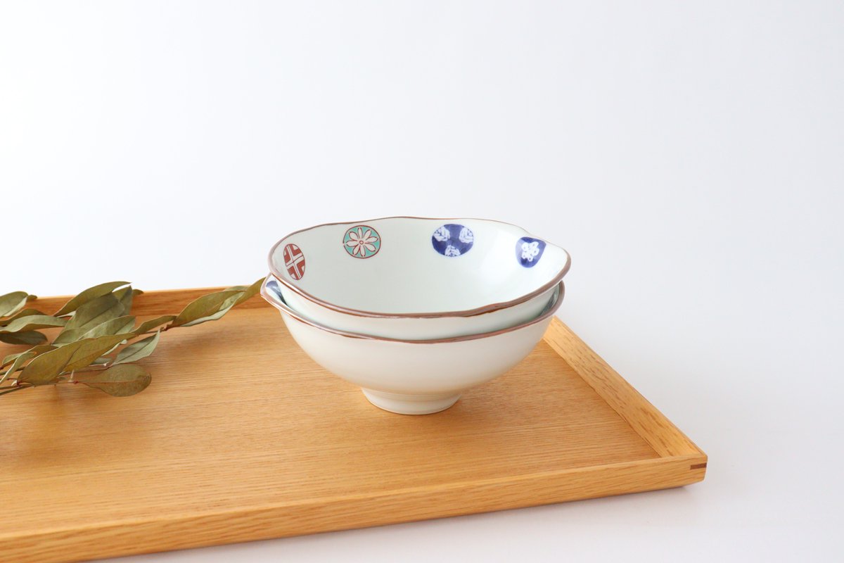 Oval Bowl Round Pattern | Serving Bowl Arita Ware