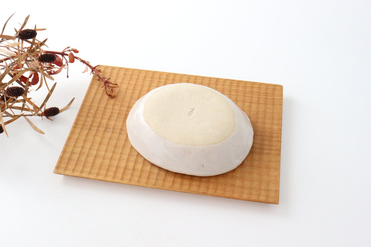 Kitagama Kasen Hiroshige Kato Small Bowl White Flower | Kobachi Seto Ware