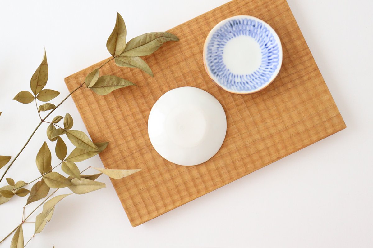 Round Sauce Plate Blue Arabesque | Arita Ware