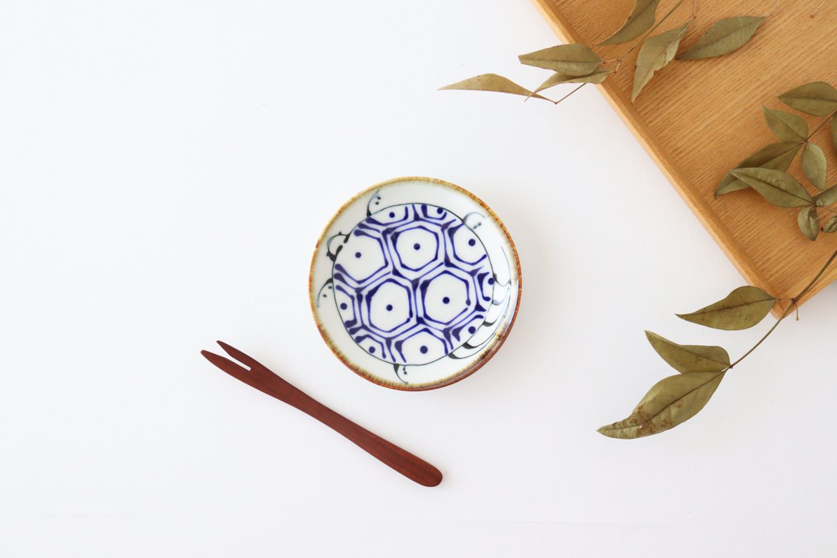 kotohogi Sauce Plate Turtle | Hasami Ware