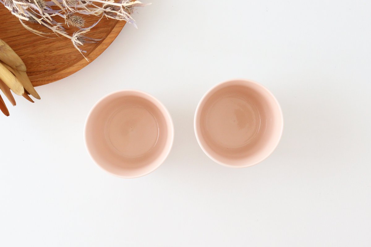 Soba Choko Plum Peach | Free Cup Hasami Ware